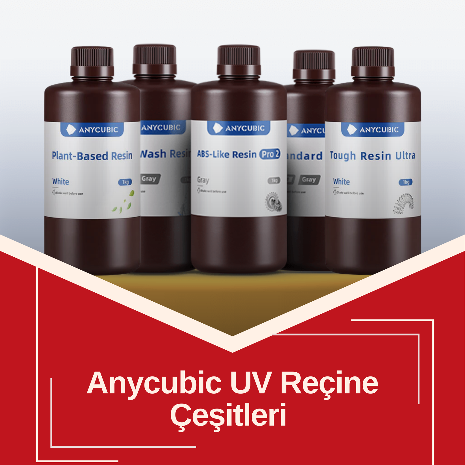 Anycubic UV Reçine Çeşitleri