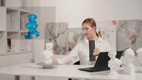 3DMakerPro Magic Swift Plus  Yüksek Hassasiyetli 3D Tarayıcı Taşınabilir 3D Tarayıcı