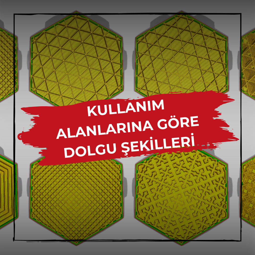 KULLANIM ALANLARINA GÖRE DOLGU ŞEKİLLERİ