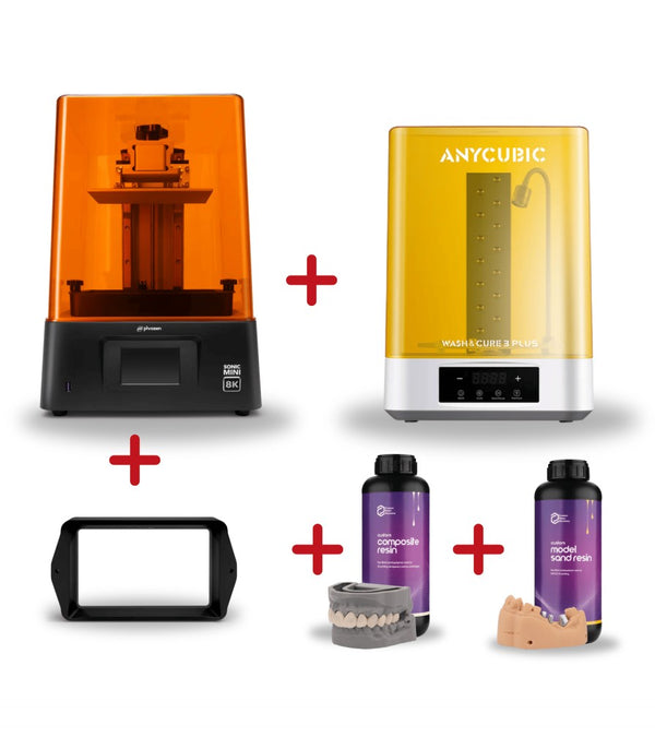 Phrozen Sonic Mini 8K MSLA 3D Yazıcı Dental Başlangıç Paketi