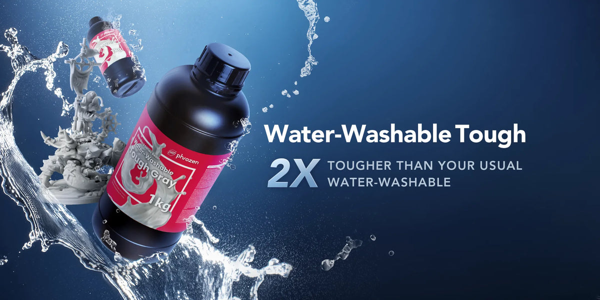 WATER-WASHABLE TOUGH RESIN