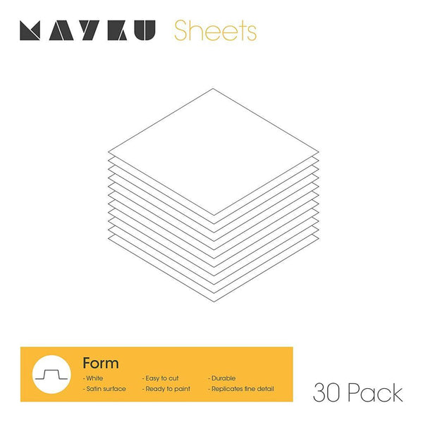 Mayku Form Sheets - Form Levhaları (30'lu Paket) - 3Dream Teknoloji